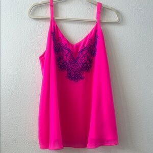 Torrid Pink Embellished Camisole Top